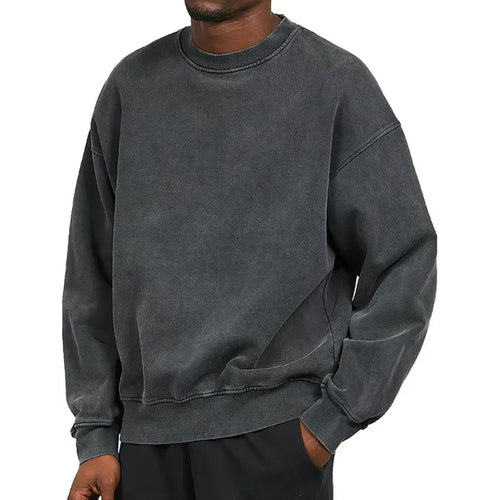 Clifford - Men's Washed Crew Neck Sweatshirt