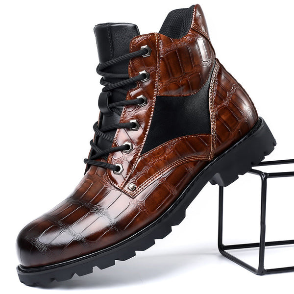 Archer - Men's Orthopedic Croc Lace Up Boots