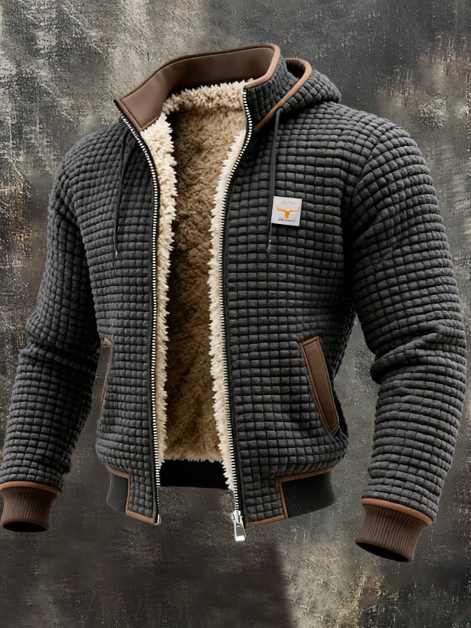 Atticus - Men's Sherpa Lined Full Zip Jacket