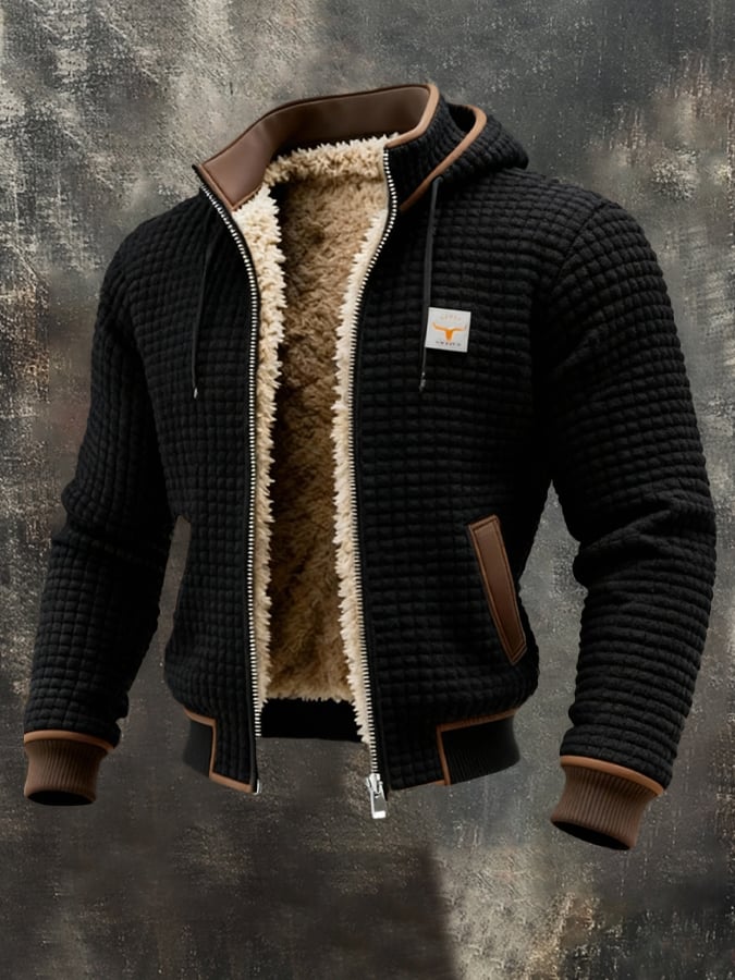 Atticus - Men's Sherpa Lined Full Zip Jacket