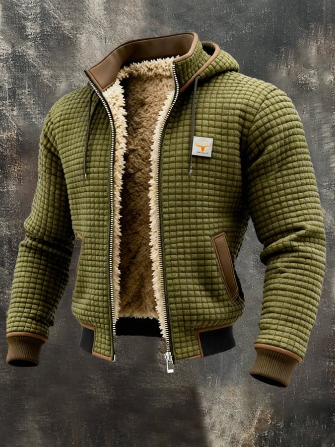 Atticus - Men's Sherpa Lined Full Zip Jacket