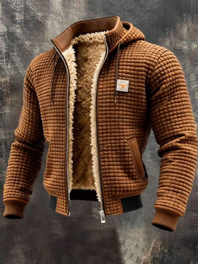 Atticus - Men's Sherpa Lined Full Zip Jacket