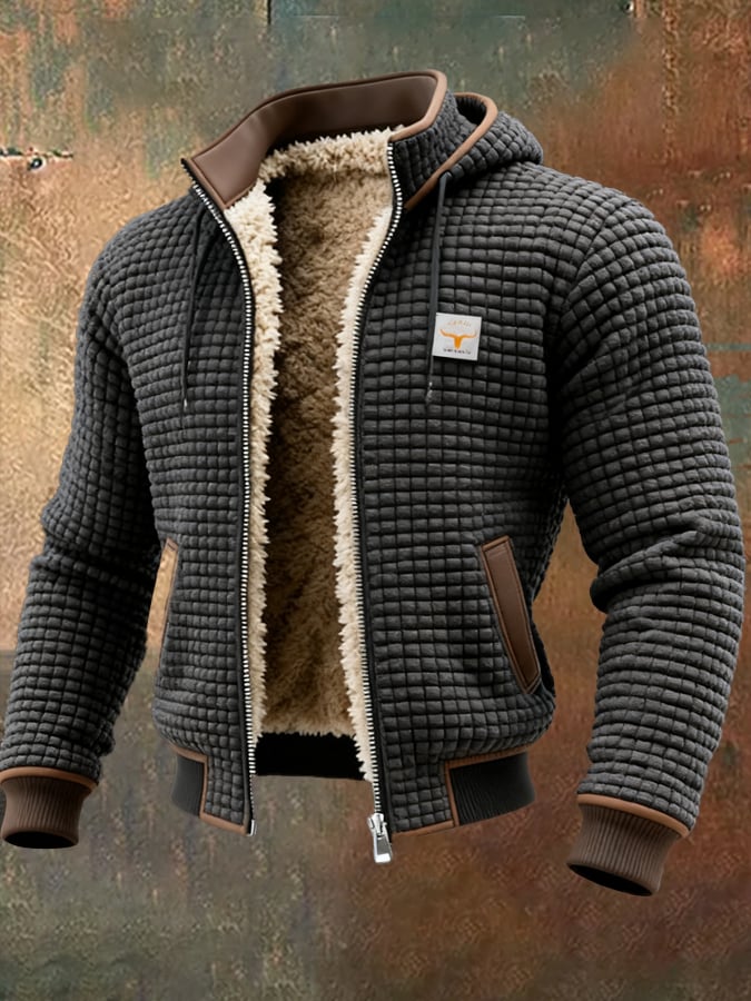 Atticus - Men's Sherpa Lined Full Zip Jacket