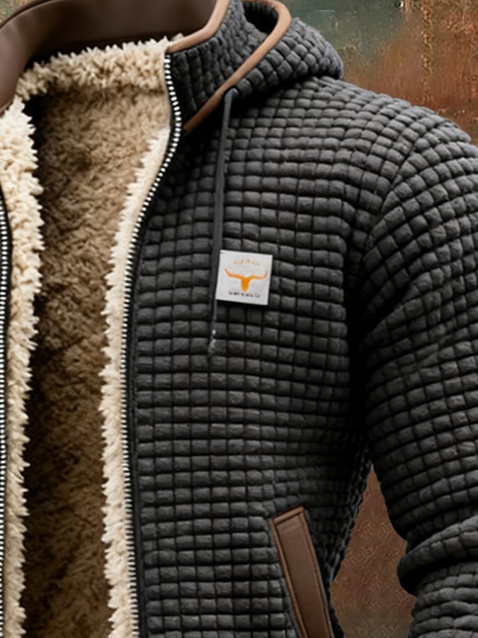 Atticus - Men's Sherpa Lined Full Zip Jacket