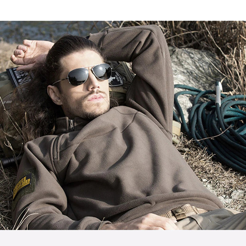 Bartholomew - Men's Quarter Zip Tactical Fleece Pullover