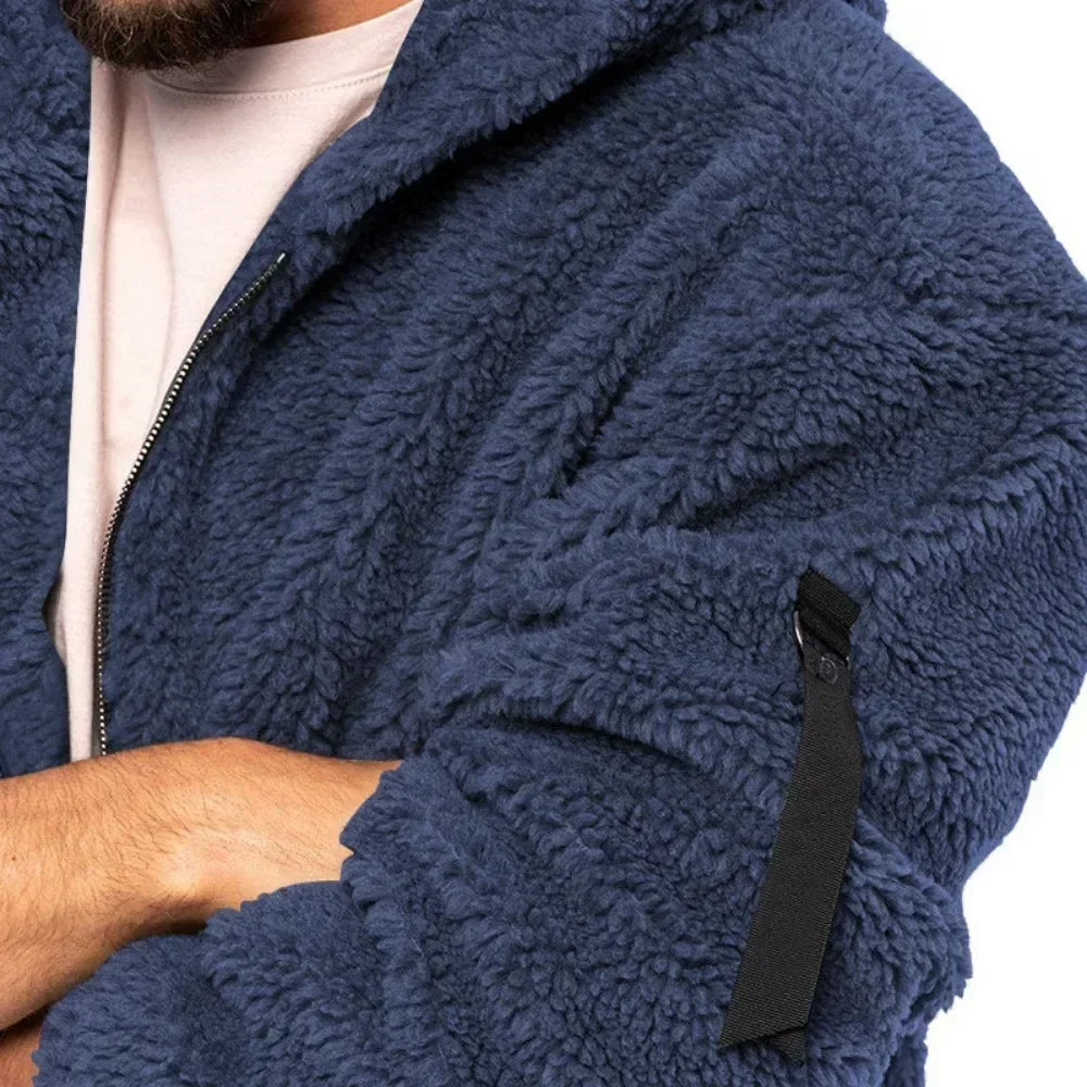 Bertram - Men's Sherpa Fleece Zip Up Jacket