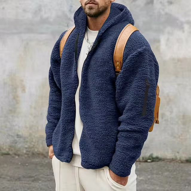 Bertram - Men's Sherpa Fleece Zip Up Jacket