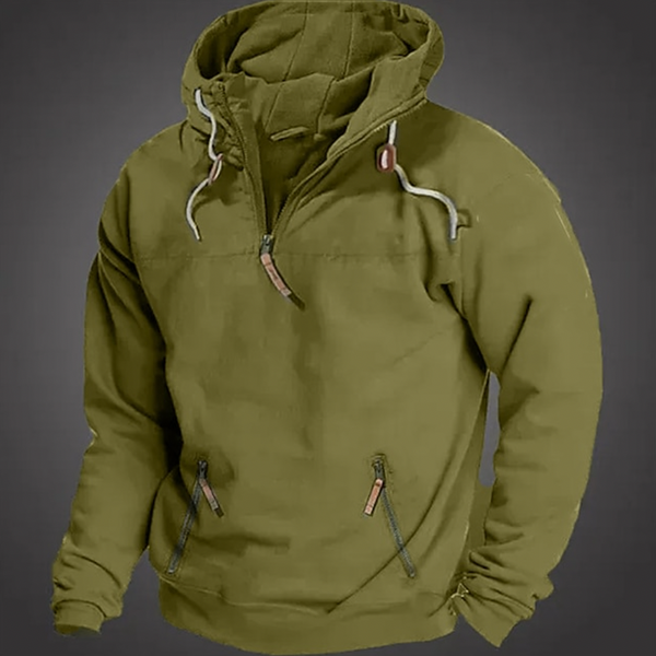 Booker - Men's Pullover Hoodie With Kangaroo Pocket