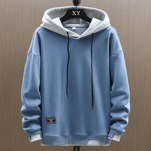 Bram - Men's Two Tone Fleece Pullover Hoodie
