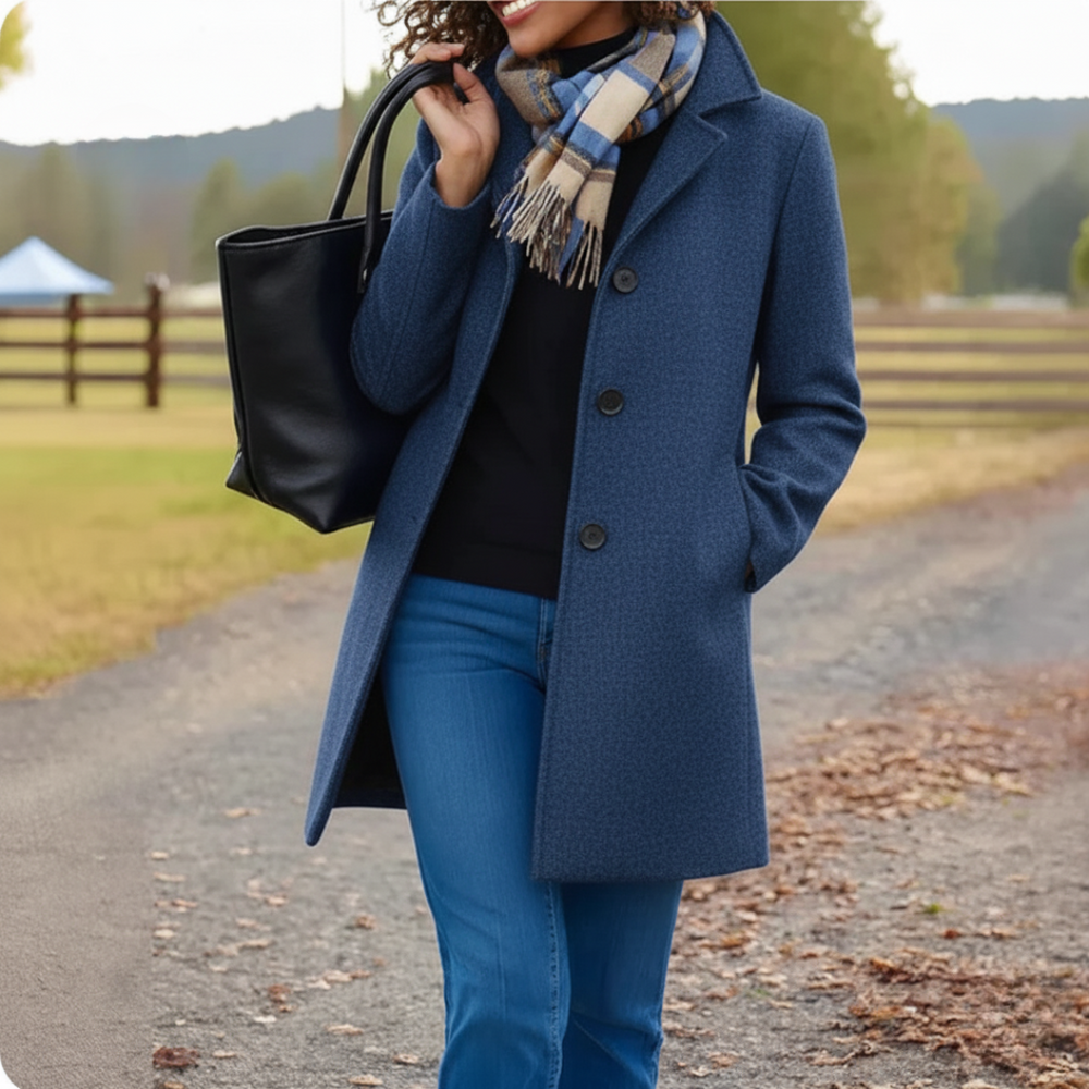 Briar - Women's Mid Length Button Front Coat