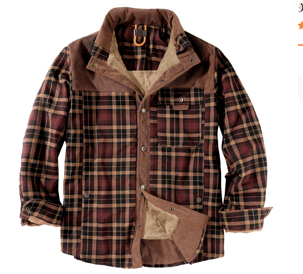Dalton - Men's Heavyweight Plaid Flannel Overshirt