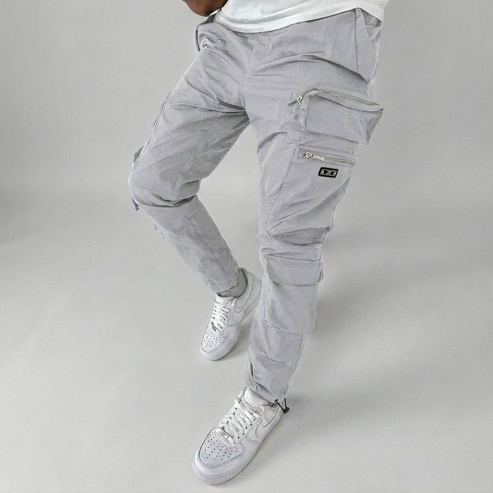 Ellis - Men's Beltless Tactical Cargo Trousers