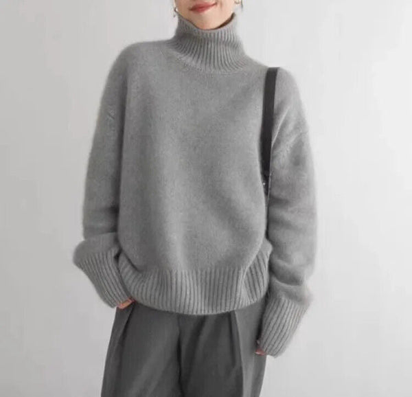 Elowen - Women's Soft Knit Turtleneck Sweater