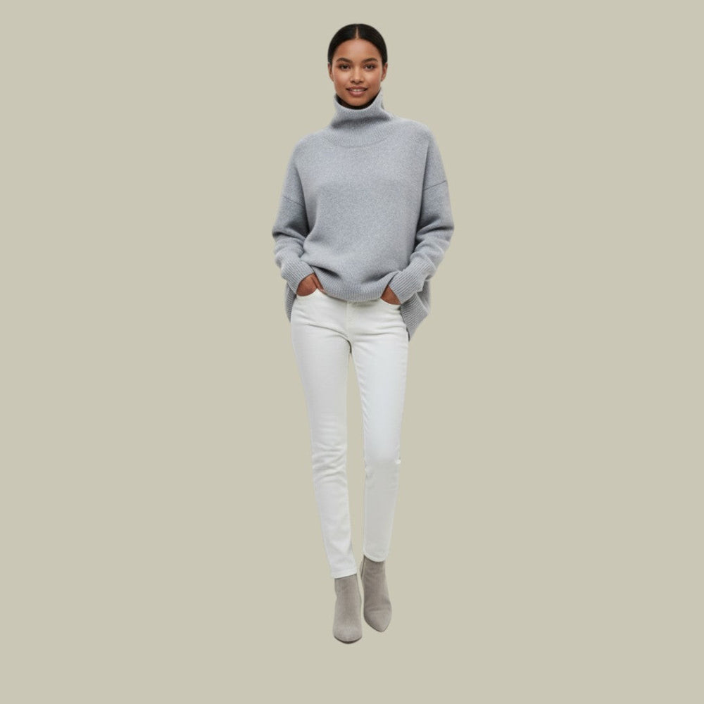 Etta - Women's Relaxed Fit Turtleneck Sweater