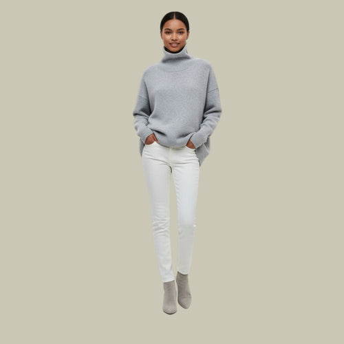 Etta - Women's Relaxed Fit Turtleneck Sweater