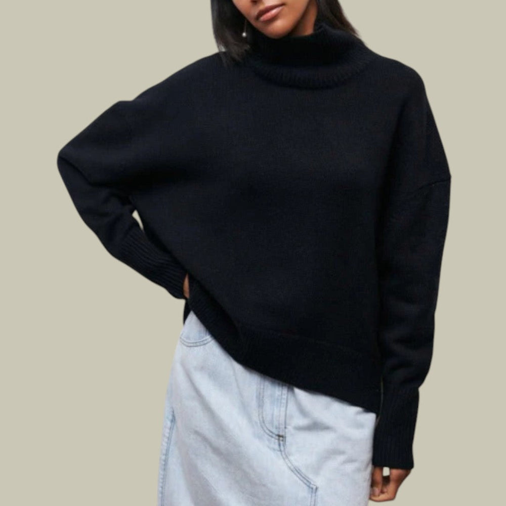 Etta - Women's Relaxed Fit Turtleneck Sweater