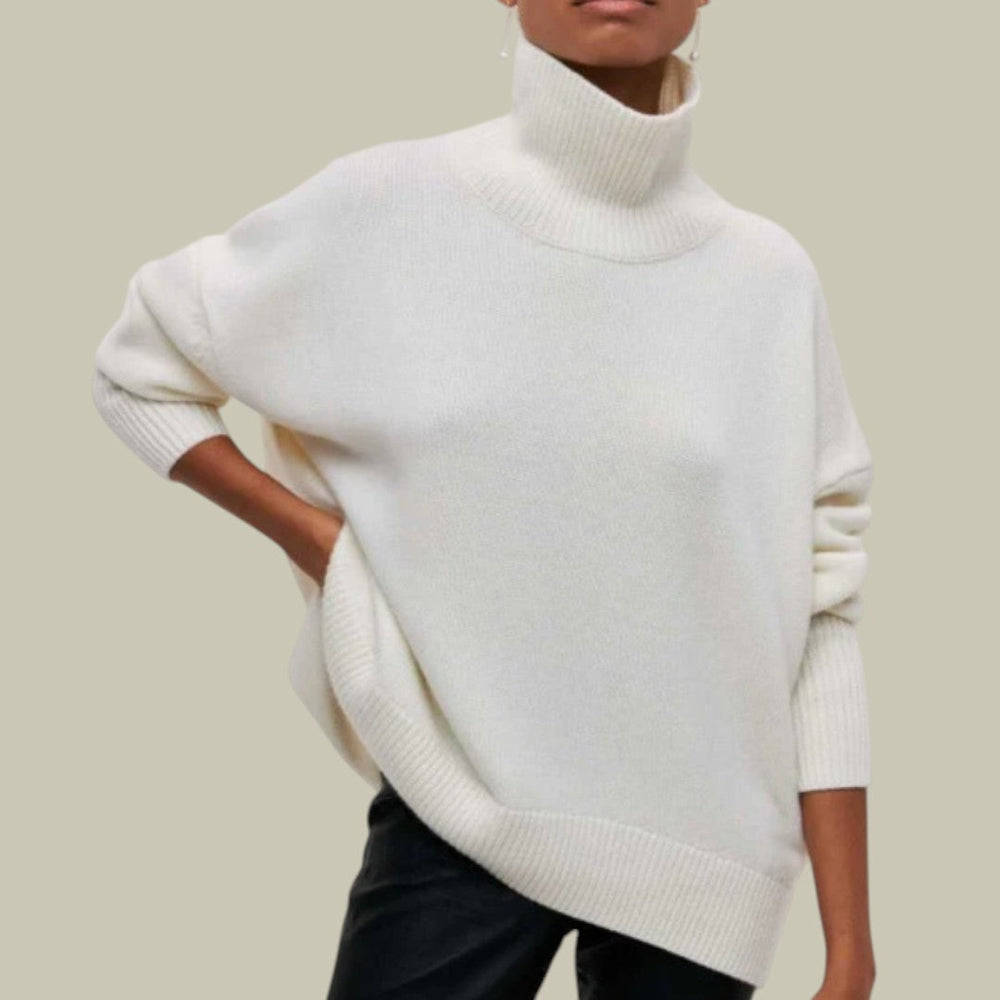 Etta - Women's Relaxed Fit Turtleneck Sweater