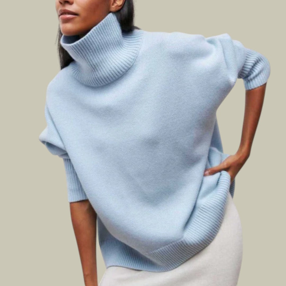 Etta - Women's Relaxed Fit Turtleneck Sweater