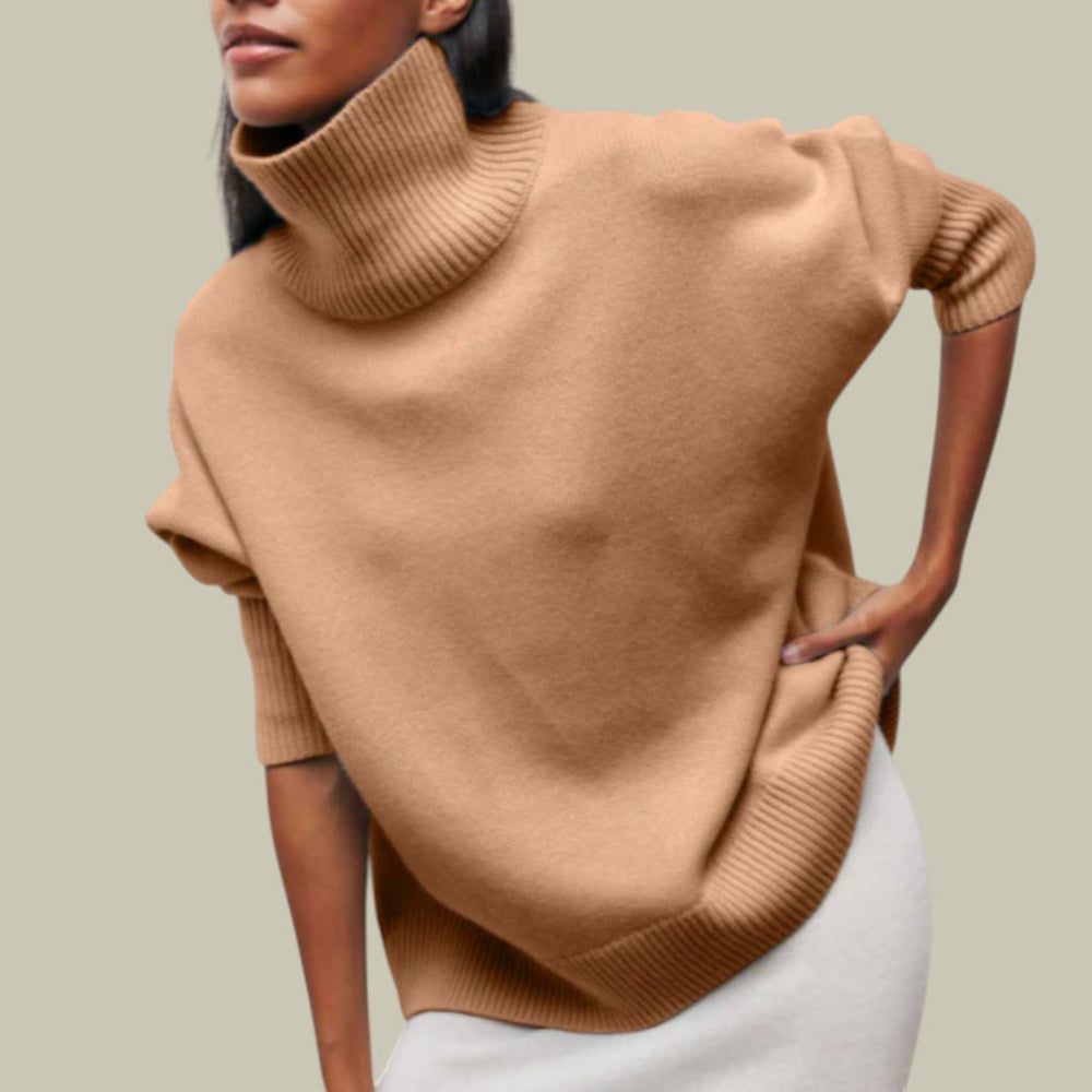 Etta - Women's Relaxed Fit Turtleneck Sweater