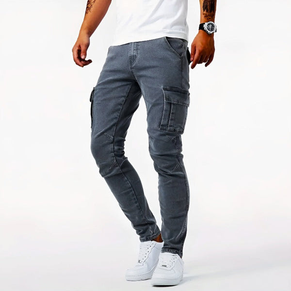 Fabien - Men's Skinny Fit Stretch Cargo Pants