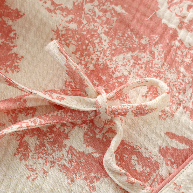 Felicity - Women's Cotton Gauze Kimono Pajama Set