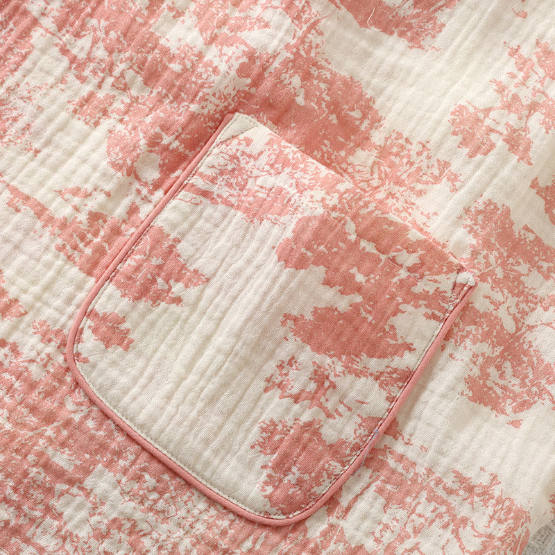 Felicity - Women's Cotton Gauze Kimono Pajama Set