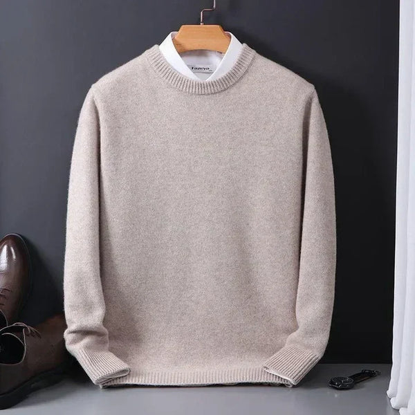 Forrest - Men's Classic Crew Neck Knit Sweater