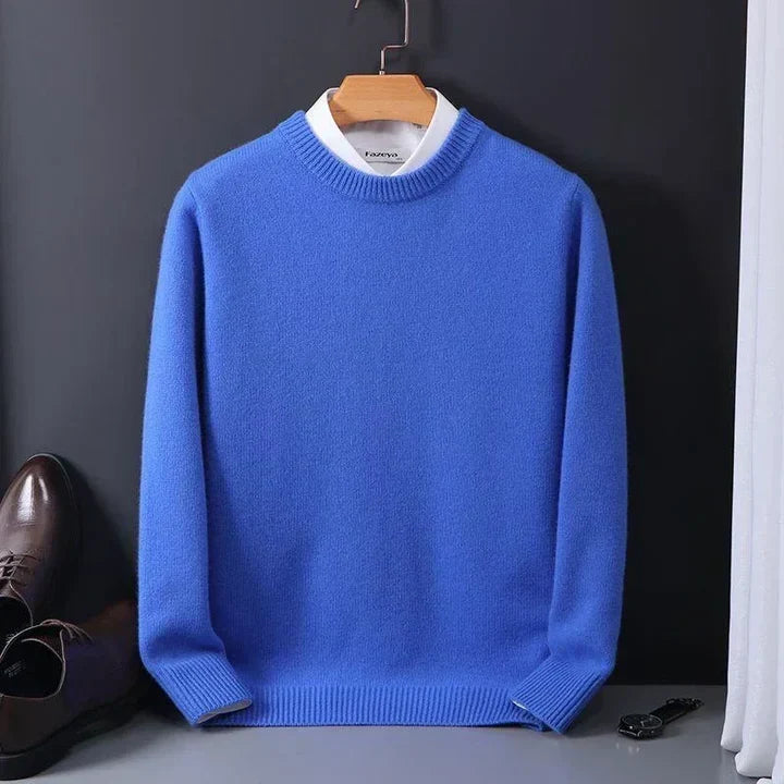 Forrest - Men's Classic Crew Neck Knit Sweater