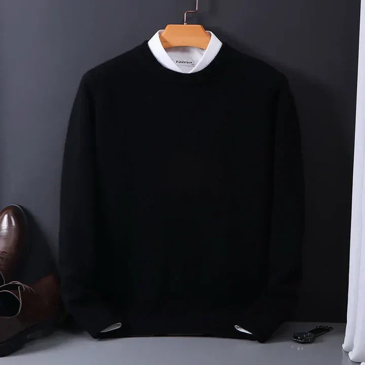 Forrest - Men's Classic Crew Neck Knit Sweater