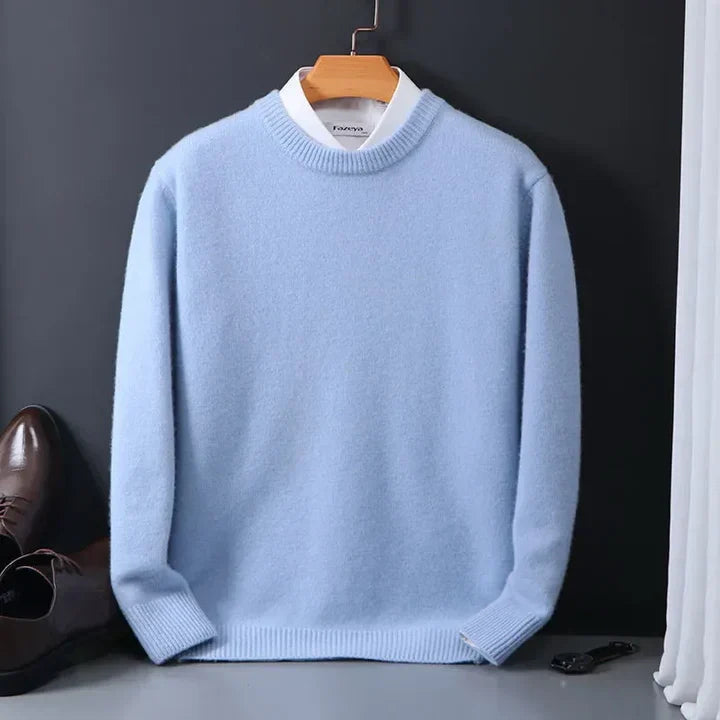 Forrest - Men's Classic Crew Neck Knit Sweater