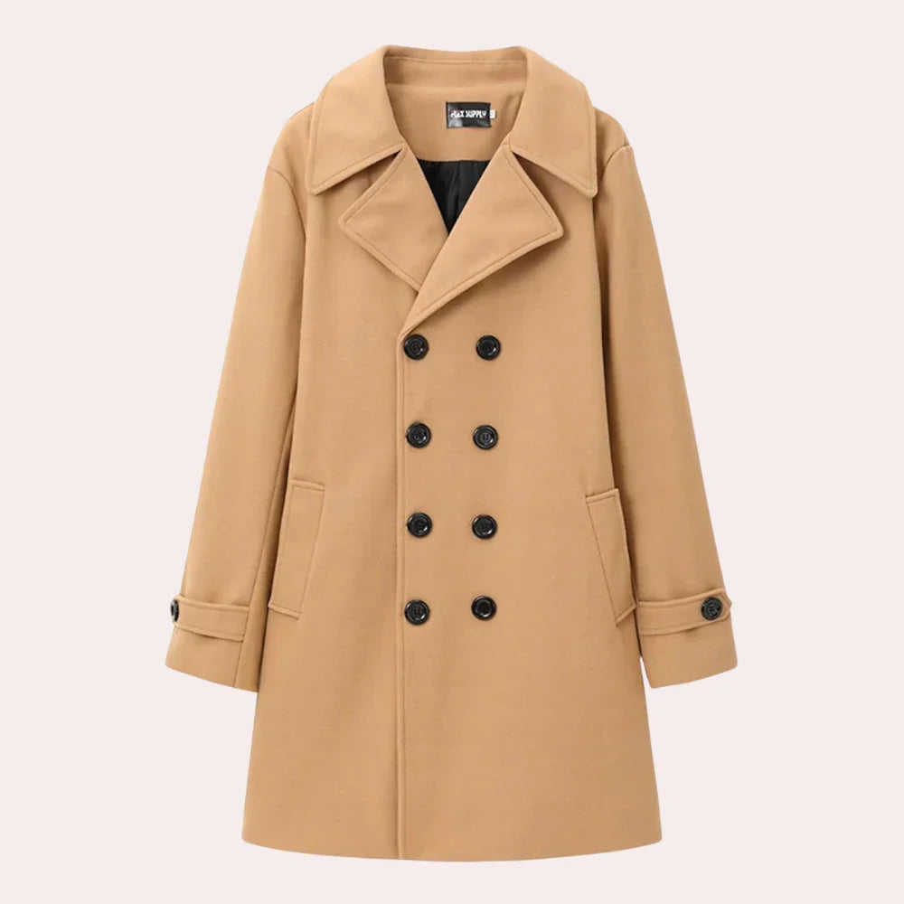 Harvey - Men's Double Breasted Pea Coat