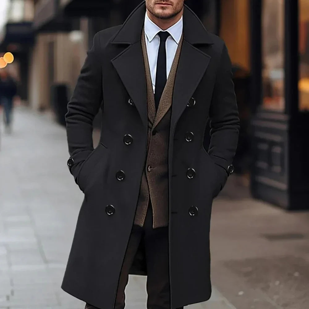 Harvey - Men's Double Breasted Pea Coat