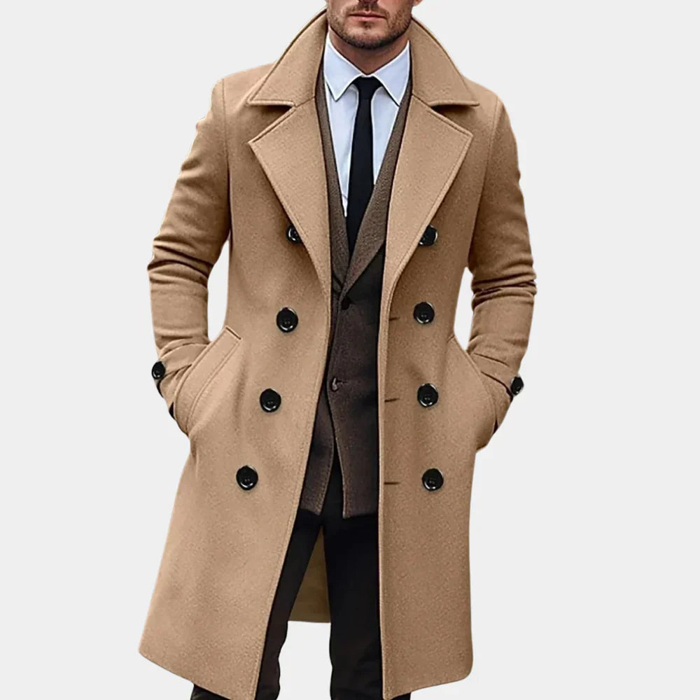 Harvey - Men's Double Breasted Pea Coat