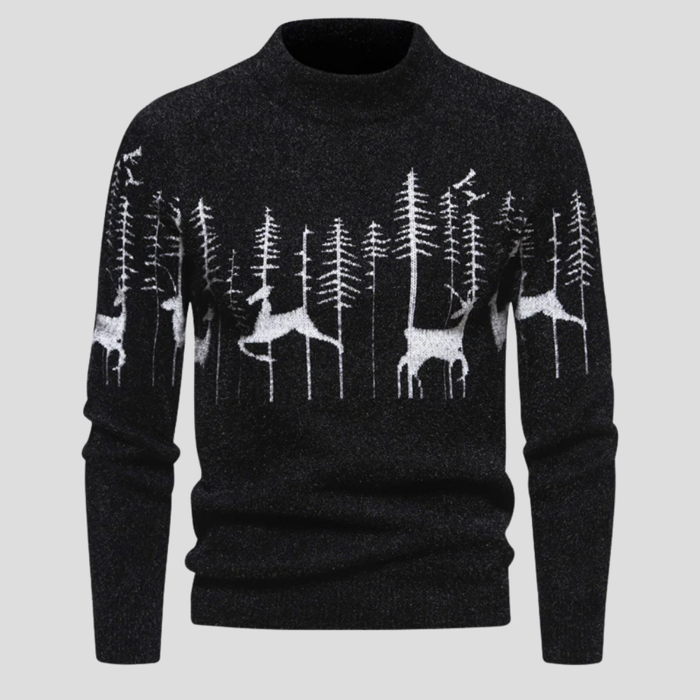 Jules - Men's Reindeer Knit Christmas Sweater