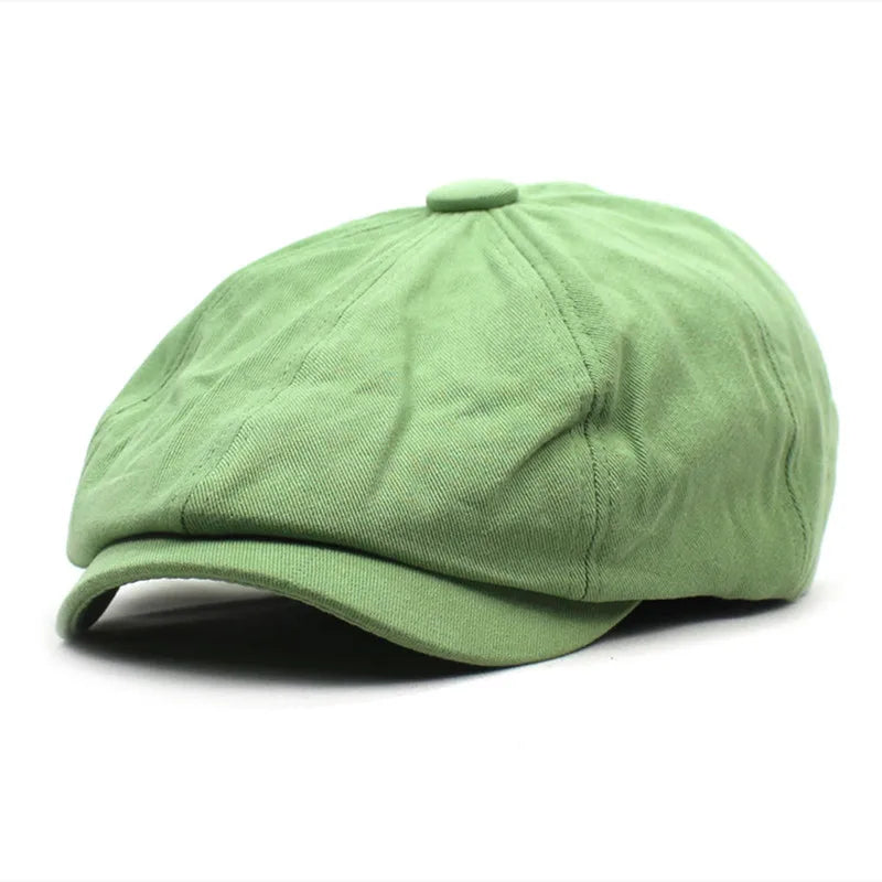 Juno - Women's Cotton Baker Boy Newsboy Cap