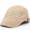 Kendra - Women's Quilted Cotton Flat Cap