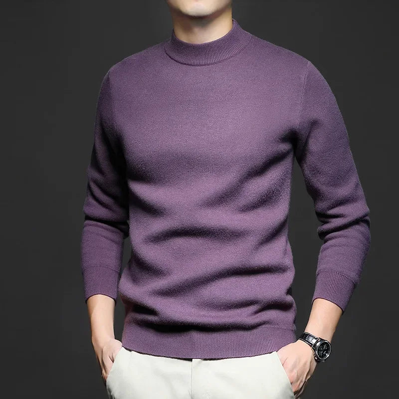 Landon - Men's Fine Knit Crew Neck Sweater