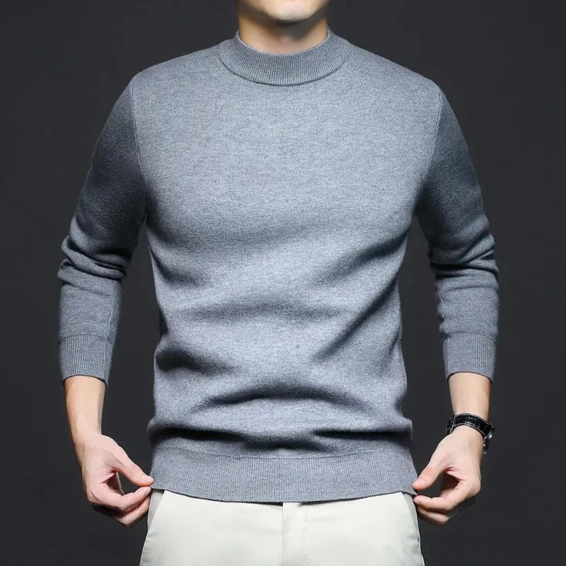 Landon - Men's Fine Knit Crew Neck Sweater