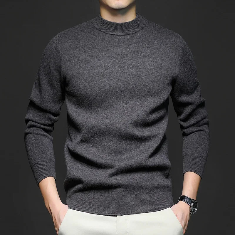 Landon - Men's Fine Knit Crew Neck Sweater