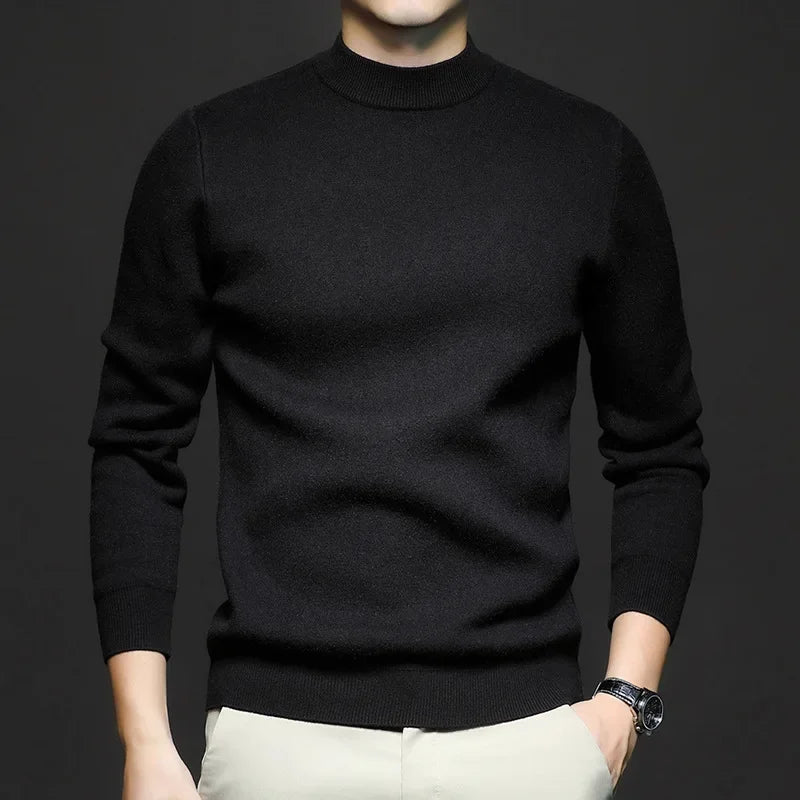Landon - Men's Fine Knit Crew Neck Sweater