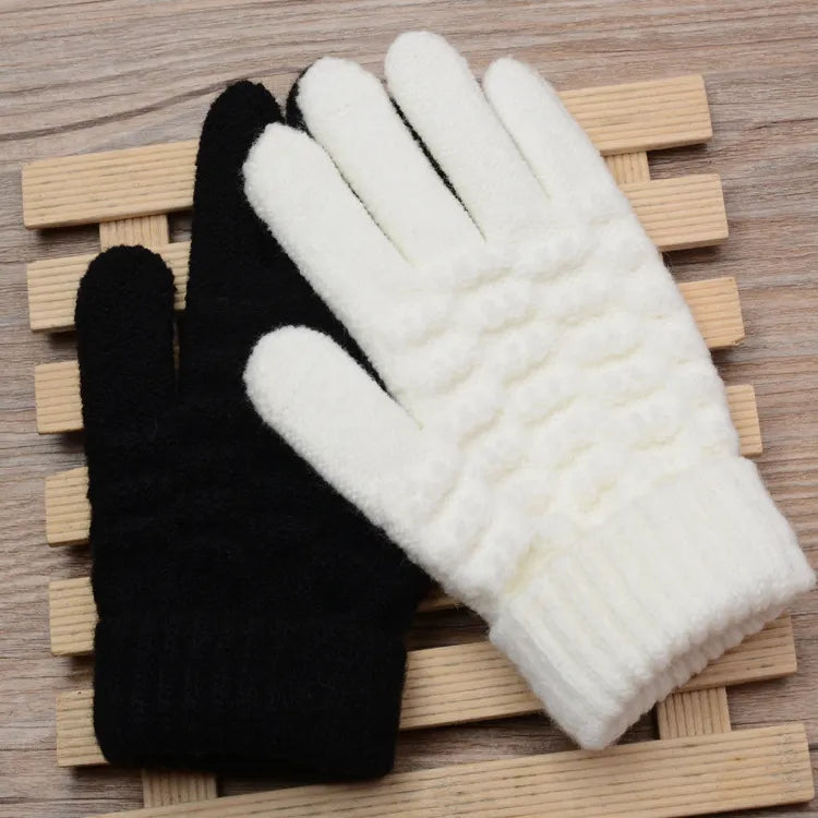 Leonie - Women's Knit Touchscreen Winter Gloves