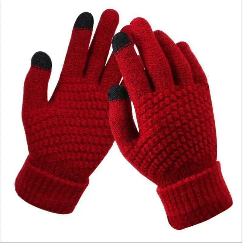 Leonie - Women's Knit Touchscreen Winter Gloves