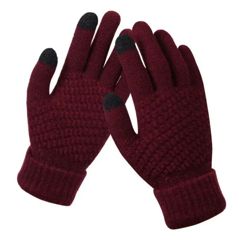 Leonie - Women's Knit Touchscreen Winter Gloves