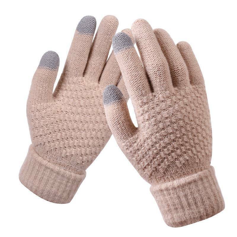 Leonie - Women's Knit Touchscreen Winter Gloves