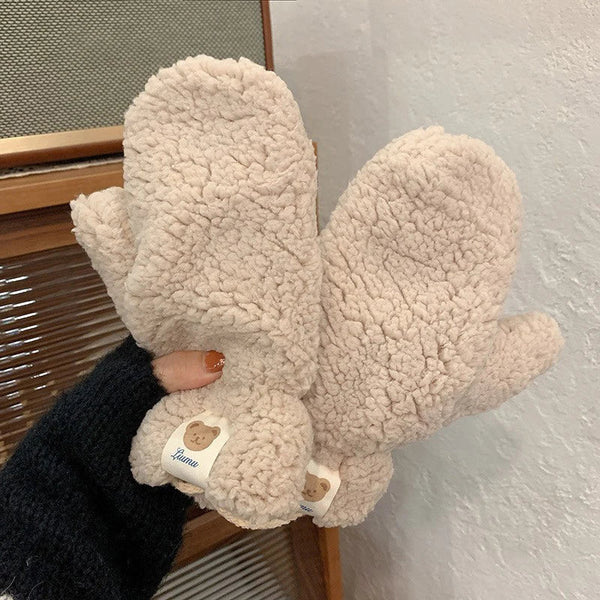 Leonora - Women's Sherpa Fleece Winter Mittens
