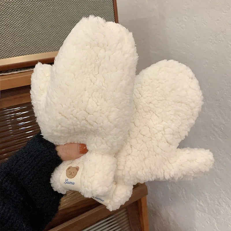 Leonora - Women's Sherpa Fleece Winter Mittens