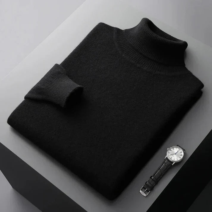 Lorcan - Men's Soft Knit Turtleneck Sweater