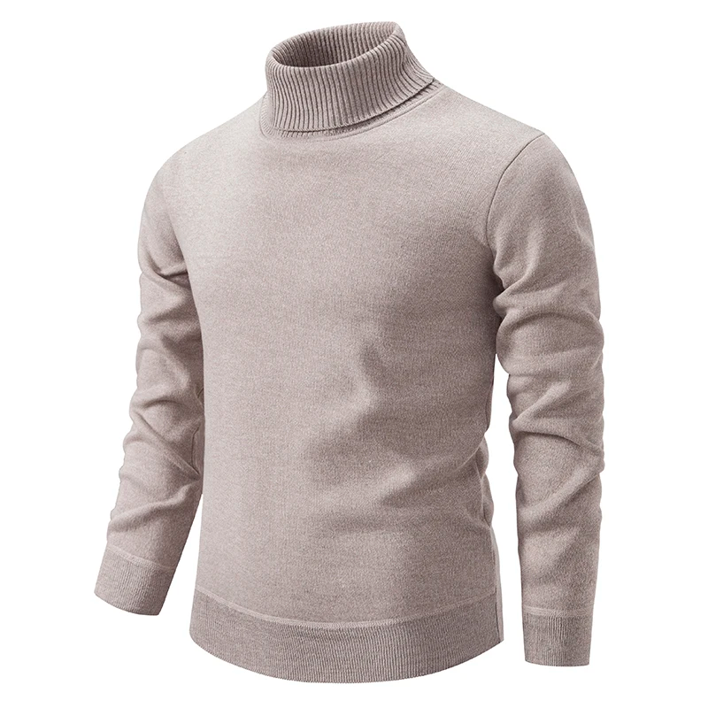 Magnus - Men's Cotton Blend Turtleneck Sweater