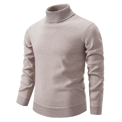 Magnus - Men's Cotton Blend Turtleneck Sweater
