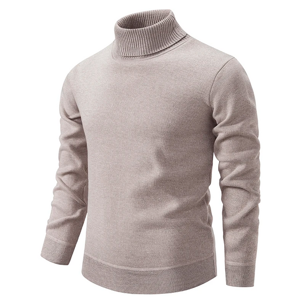 Magnus - Men's Cotton Blend Turtleneck Sweater